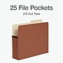 Pendaflex Heavy Duty Reinforced File Pocket, Letter Size, Brown, 25/Box (63088P)~#|#~77C630D3-B7C8-4915-9F5C9DB446AC6BD2_sc7