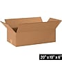 20" x 10" x 6" Shipping Boxes, 32 ECT, Kraft, 25/Bundle (BS201006)~#|#~77C6E734-6D58-4DB0-8760C8874843DF9F_sc7