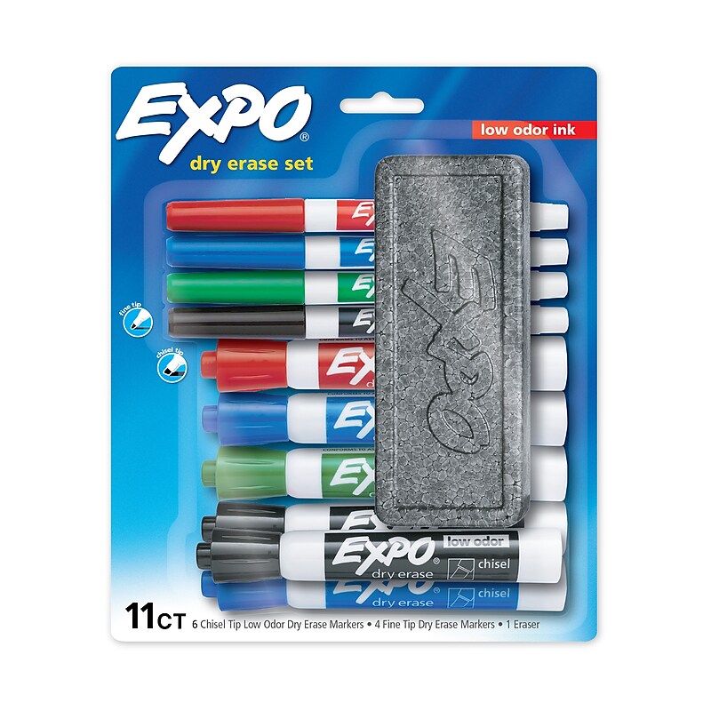 Expo Assorted Starter Set, Assorted Tips, Assorted Colors, 11/Pack (2201149) image 1