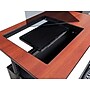 VersaDesk 72"W Downview Computer Desk, Cherry/Black (DV7224-BC)~#|#~77C87DF8-EBE0-4695-80B1CB2193D2F415_sc7