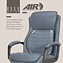 Elle Decor Rivendell AIR Lumbar Ergonomic Vegan Leather Swivel Executive Chair, Blue (60124-BLU)~#|#~77C8BDED-69D2-4EDB-9BF236B9EB25C081_sc7