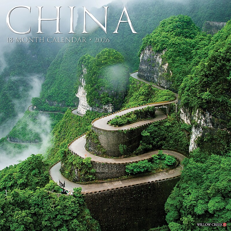 2026 Willow Creek China 12" x 12" Monthly Wall Calendar (55724) image 1