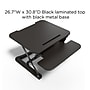 Union & Scale™ FlexFit™ 27" Manual Adjustable Desk Converter, Black (UN44901-CC)~#|#~77D00CD8-6761-4D06-91ED06181765B6B1_sc7