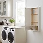 Household Essentials In‑Wall Recessed Ironing Board Cabinet with Storage Shelves, White (HH18100-1)~#|#~77D13614-7667-4E9A-ABC390E4D5B2308D_sc7
