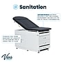 Viva Comfort Exam Table, 500 lbs. Capacity, Black (ADI996-09-S2-BLK-MK)~#|#~77D24110-2CEC-4A1F-87FF87B842E8C3C9_sc7