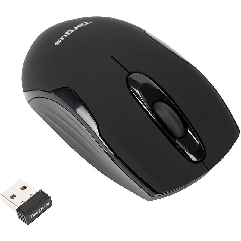 Targus W575 Wireless Ergonomic Ambidextrous Optical USB Gaming Mouse, Black (AMW575TT) image 1