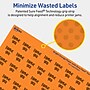 Avery Laser/Inkjet Multipurpose Square Labels, 0.75" x 0.75", Bright Orange, 3200/Pack (94102)~#|#~77DCE533-2656-4FCD-9B6B10223E1672AE_sc7