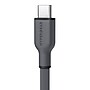 HyperGear Flexi Pro USB-C to USB-C Soft-Touch Silicone Fast Charge and Sync Cable, 15 ft., Gray (16052)~#|#~77DF3B8C-34E6-4824-A1A0A2C54DA0A273_sc7