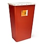 Medline Locking Sharps Container, 18 Gallon, Red, 5/Carton (MDS705218SL)~#|#~77E77DEA-9085-4EB6-994DE7AC13F9A44F_sc7