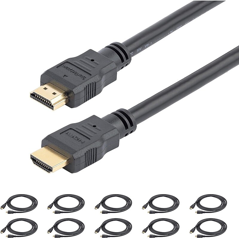 StarTech 6' HDMI to HDMI Video Cable, Male to Male, Black (HDMM610PK) image 1