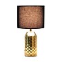 Simple Designs Whimsical Wave 13.4" LED Table Lamp, Gold Base/Black Shade (LT2123-GLD)~#|#~77E97DB4-F201-46D1-B4FDC1D1516FAF6E_sc7