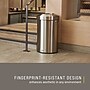 Rubbermaid Refine Stainless Steel Indoor Trash Can with Open Lid, 23 Gallon, Silver (2147584)~#|#~77EA95BE-B2FD-4466-8C7F5FC5548EE2FC_sc7