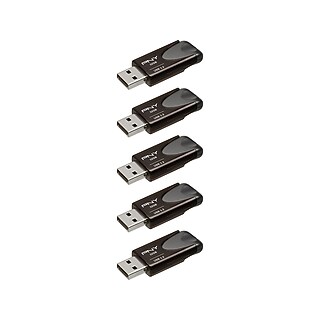 Lexar JumpDrive S60 64GB USB 2.0 Type A Flash Drive, Grey/White, 3