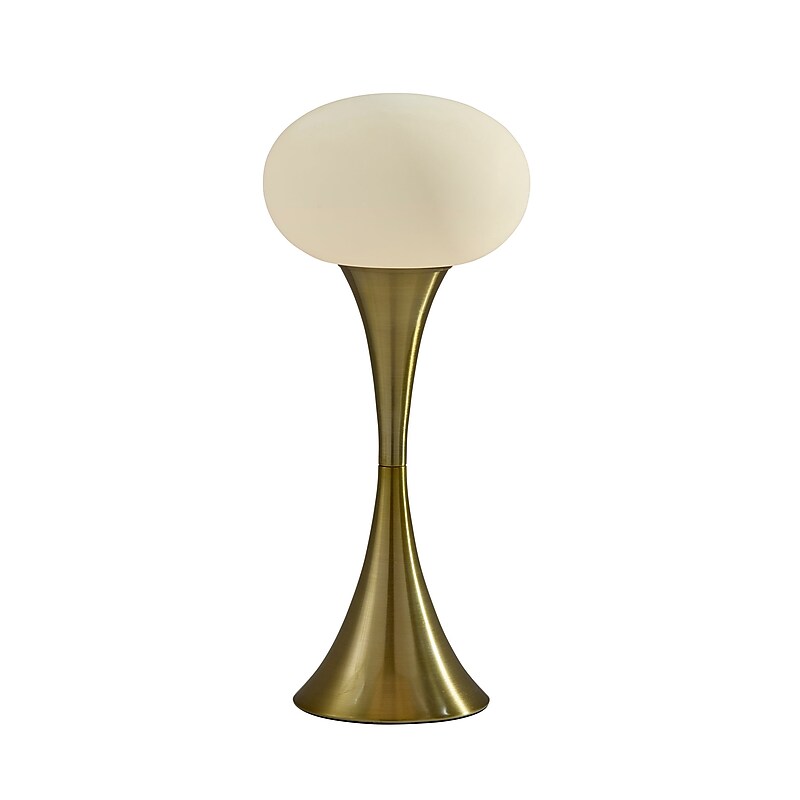 Adesso Otis Incandescent Table Lamp, Antique Brass (2603-21) image 1
