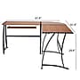 Staples Gillespie 62" W L-Shaped Computer Desk, Sonoma Cherry (ST28189-CC)~#|#~77F48C1C-7A1C-40DD-B31CFD8F8D1214C9_sc7