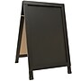 Excello Global Products 24x36 Chalkboard Coroplast Combo A-Frame, Black (EGP-HD-0533-BK)~#|#~77F66A16-CD93-45F2-944450680BF728BF_sc7