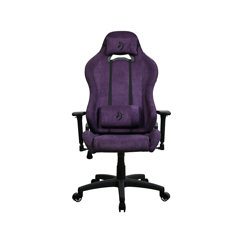 Arozzi Torretta 2023 Edition Fabric Ergonomic Rocker Gaming Chair, Purple (TORRETTA-SFB-PP) image 1