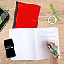 Five Star Composition Book Plus Study App, Wide Ruled, 80 Sheets, 7.5" x 9.75", 4 Pack, Assorted Colors (950033B)~#|#~77FAD00B-93FD-4734-89D9AC0C8F2027D9_sc7