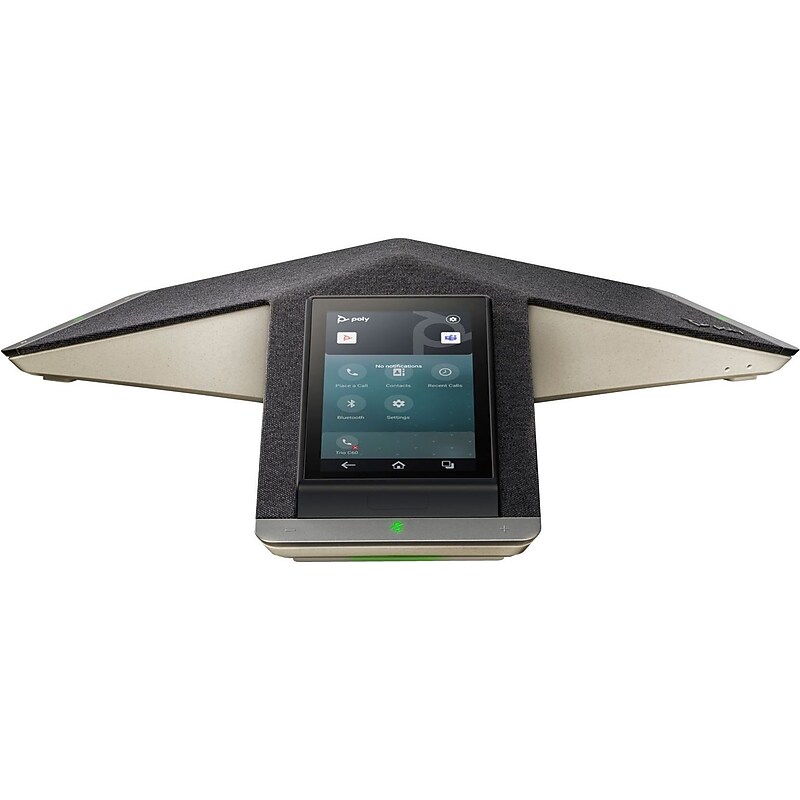 POLY Trio C60 3-Line VOIP Conference Speaker Phone, Black (849B2AA#ABA) image 1
