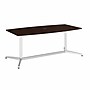Bush Business Furniture 72"W x 36"D Boat Shaped Conference Table, Mocha Cherry/Silver (99TBM72MRSVK)~#|#~780256BA-9950-4AB6-9E2B12CFDBDC50CD_sc7