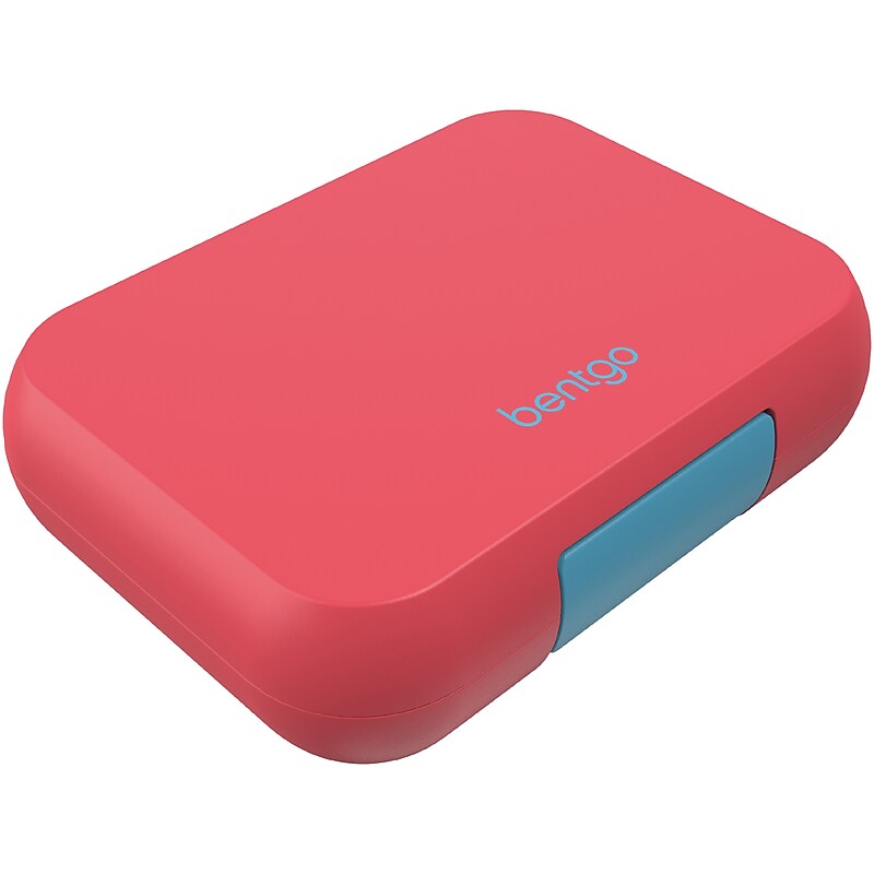 bentgo Pop Lunch Box, Flame Red/Turquoise (BGOPOP-FL) image 1