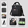 Dukap Dash Polyester Lunch Bag, Black (CDKDAS16BLK)~#|#~78031FBA-AB32-4CE2-B5F230328D440C7C_sc7