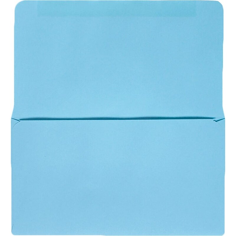 JAM Paper #6 1/4 Booklet Envelope 3 1/2" x 6", Pastel Blue, 50/Pack (R256-50) image 1