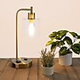 Lavish Home 16.14"H LED Table Lamp with USB Ports, Gold, 2/Set (72-LMPDKIND-1G-2)~#|#~78092775-907C-44BA-B32180D4AA11DAC9_sc7