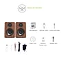 Kanto YU2 KTYU2WALNUT 100W Indoor Desktop Speaker, Walnut~#|#~780B84A9-398A-4E53-B6192550A6DC8F82_sc7