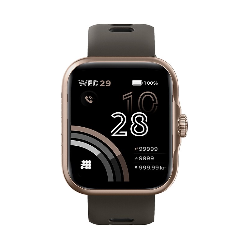 Cubitt VIVA Pro Smartwatch, GPS, 45.2mm, Stainless Steel Case, Mocha Brown Sport Band (CT-VIVAP9) image 1