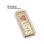 Eccolo I Love Lists Memo Pad, 3" x 8.5", Wide-Ruled, Kraft/Red, 150 Sheets/Pad (T603F-ST)~#|#~78106012-52AD-45E7-BA29194E8B33B73B_sc7