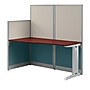 Bush Business Furniture Office in an Hour 63"H x 65"W Cubicle Workstation, Hansen Cherry (WC36492-03K)~#|#~781216BD-E1D6-4DD6-97F55FF80368B81C_sc7