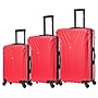 InUSA Vasty 3-Piece Hardside Spinner Luggage Set, TSA Checkpoint Friendly, Red (IUVASSML-RED)~#|#~7812233B-4E6D-477D-8AAAD536FD4A33B9_sc7
