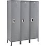 Global Industrial Infinity 78"H 1-Tier 3-Column Storage Locker, Gray (493658GY)~#|#~7812DE80-FEB1-4DDB-BBC078081A2AA4AD_sc7
