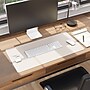 Smead Medium Vegan Leather Anti-Slip Desk Pad, 31.5" x 15.7", Sandstone (SMD64831)~#|#~78147242-99D0-4D57-AAADF3E4A697A6DD_sc7