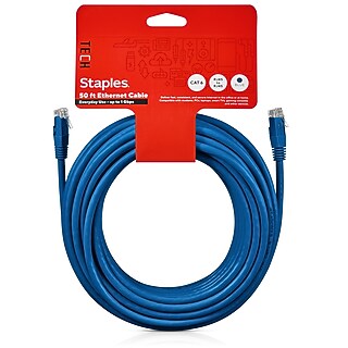 Staples TECH 20 ft. Cat 7 Ethernet Cable, Male to Male