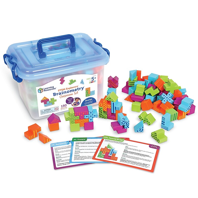 Learning Resources STEM Explorers Brainometry Classroom Set, 140 Pieces/Pack (LER9467) image 1