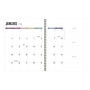 2025-2026 TF Publishing Striped Down 9" x 11" Academic Year Weekly & Monthly Planner, Paperboard Cover, Multicolored (AY26-9706)~#|#~7823B6EB-C273-4D71-A69575F18DFBA8AA_sc7