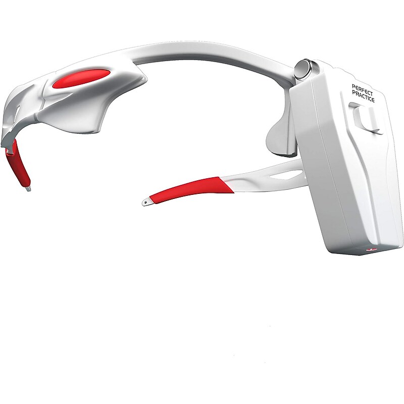 Perfect Practice Putting Laser Glasses, White/Red (PPLG-7999-3) image 1