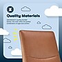 Serta Comfort Modern Ergonomic Bonded Leather Swivel Executive Chair, Cognac (CHR10132D)~#|#~7824EDCE-4EB5-43F0-BCBCDC87AC02A1CE_sc7