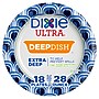 Dixie Ultra Deep Dish 9.5" Paper Plates, Blue/White, 18 Plates/Pack (15951C)~#|#~782572A9-E129-48E9-8750AF7715633C57_sc7