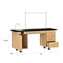 Diversified Woodcrafts Oak Wood ADA Compatible Mobile Lab Station (4352K)~#|#~7826D5DF-4EA7-4738-A3671D9C7BFBDF42_sc7