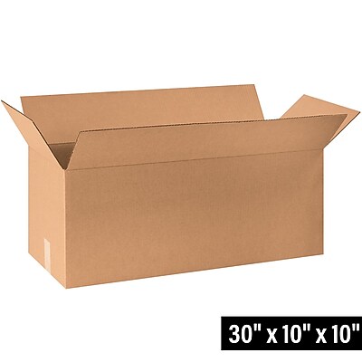 10 Pack 30x14x7 Corrugated Shipping Boxes – ECT-32 Brown Cardboard Cartons For Packing