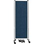 National Public Seating Robo Series 7-Panel Folding Mobile Room Divider, 72"H x 164"W, Blue Fabric (RDG6-7PT04)~#|#~782D8EEA-BAC1-47EF-956156434453DD14_sc7