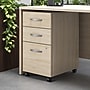 Bush Business Furniture Studio C 60"W L Shaped Desk with Drawers, Natural Elm (STC008NESU)~#|#~782DFF6A-BC22-4FE8-B3E8404462650796_sc7