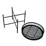 Storied Home Round Bamboo Table Trays on Metal Stands, Black, 2/Set (EC1700)~#|#~782FDAD3-24E3-42FC-87B277268B512EBE_sc7