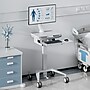 Mount-It! MedHub Mobile Medical Cart Workstation with Monitor Mount and Locking Caster Wheels, White/Grey (MI-16015)~#|#~7831C4F0-147E-42DC-A6212E515E4609BD_sc7