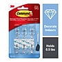 Command Clear Small Wire Hooks, Clear, 6/Pack (17067CLR-6ES)~#|#~7837FC45-BF16-45D6-AAE4316568EB3163_sc7