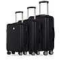 TUCCI 3-Piece Hardside Spinner Carry-On Luggage Set, TSA Checkpoint Friendly, Blacck (T0280-03PC-BLK)~#|#~783C4AAF-0EA7-4BF5-A51565F76F9A2614_sc7