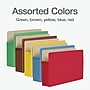 Pendaflex Reinforced File Pocket, 3 1/2" Expansion, Legal Size, Assorted Colors, 5/Pack (1006956)~#|#~783E5BB9-5E01-4D1F-B1BFCF434DF7CBAF_sc7